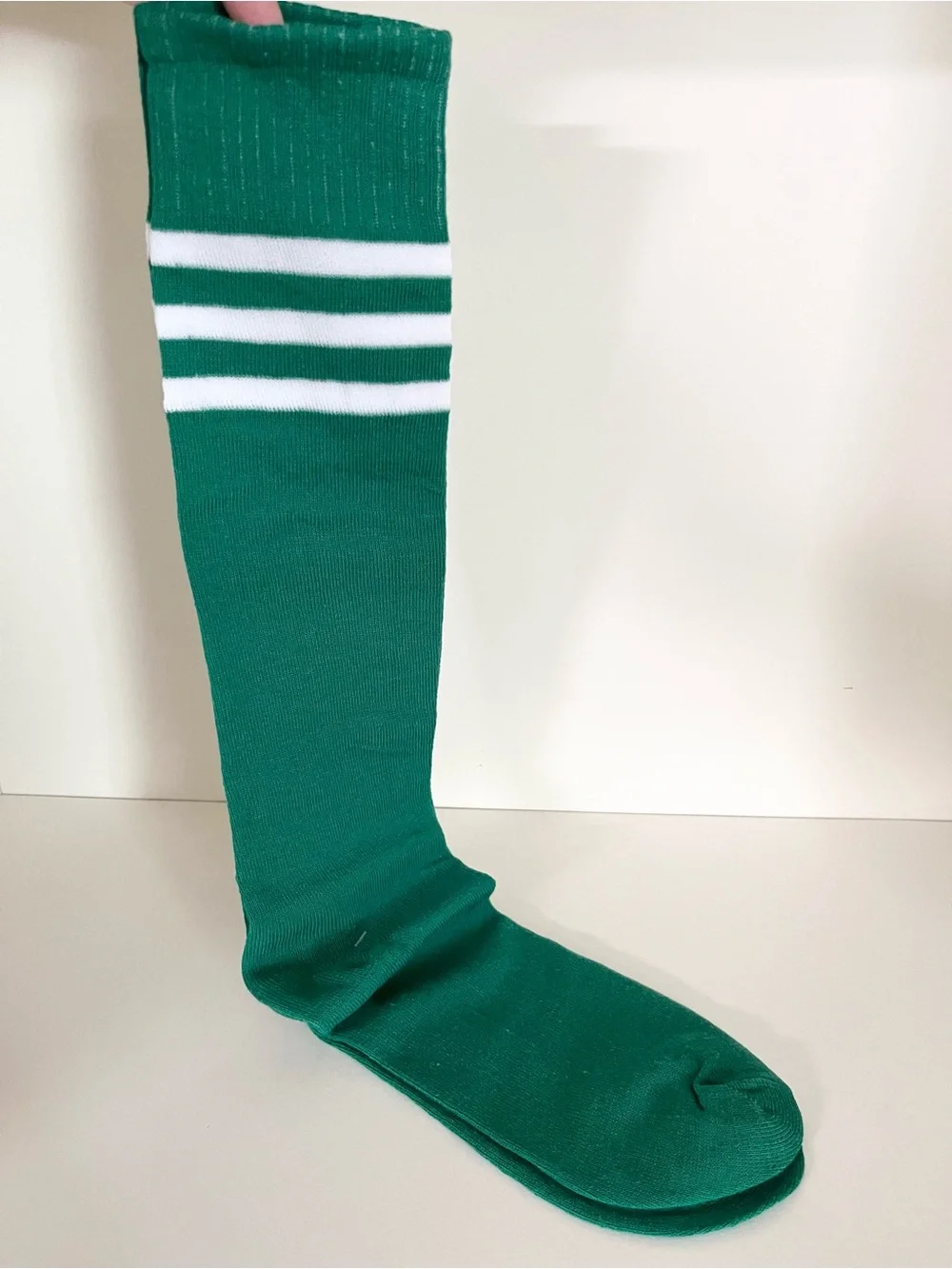 Green knee high socks